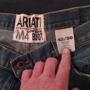 Ariat denim M4 low rise boot pants